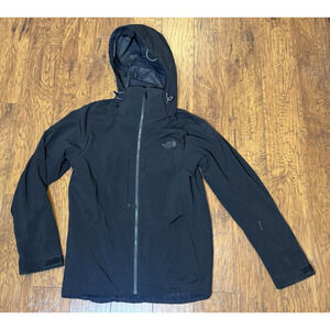 The North Face 3 in 1 Windwall Jacket Black Hooded Waterproof - Men's Size S